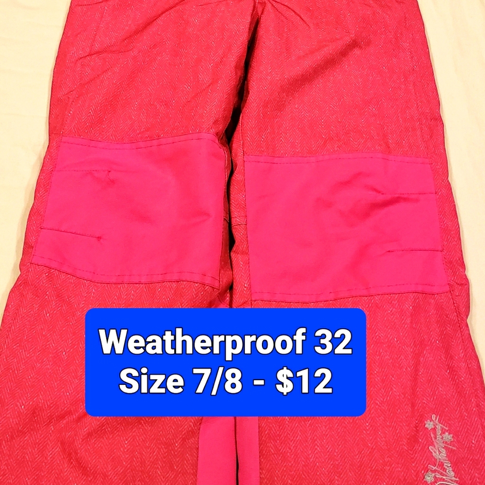 Girls snowpants Size 7/8